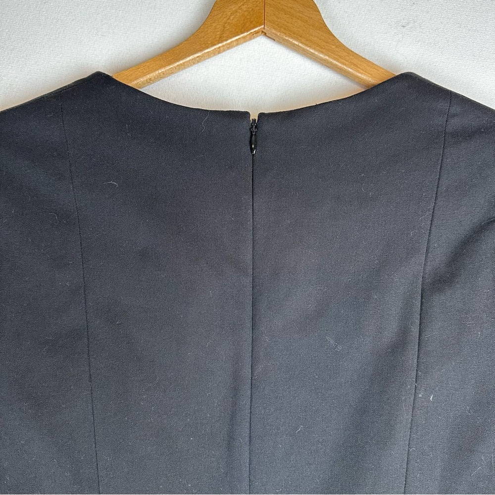 Banana Republic Sloan Dress Black Sz10 LBD Stretch NWT Cocktail Party Office - Picture 5 of 11